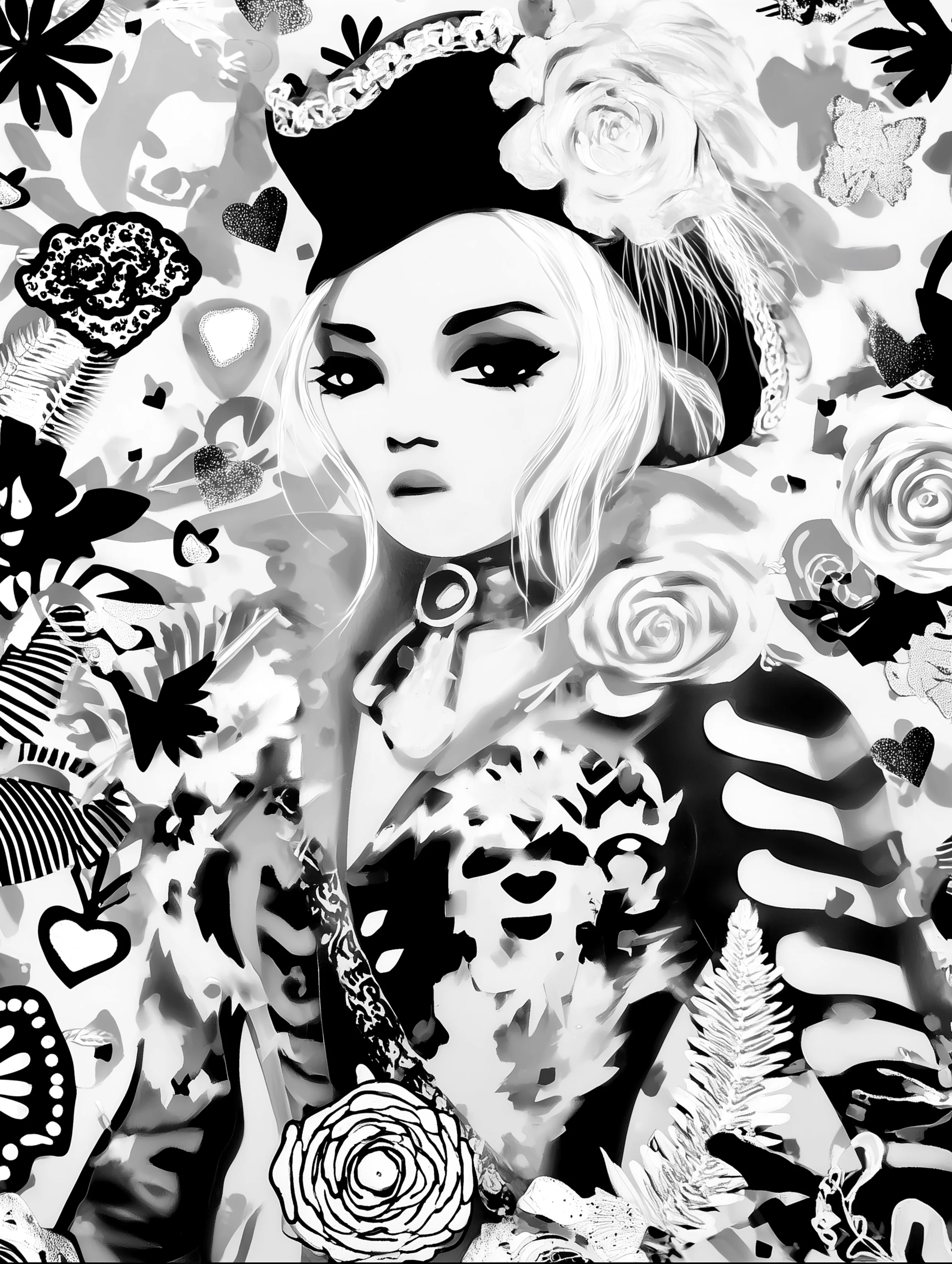 Free printable pirate coloring pages for adults featuring side view pirate woman